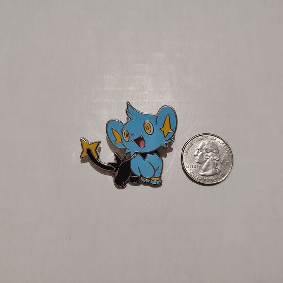 Pokemon TCG Shinx Enamel Pin Official Nintendo Lapel Badge Brooch Figure - Picture 2 of 3